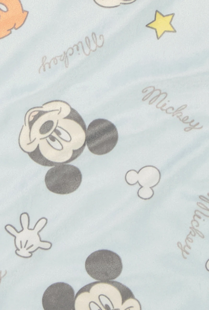 Baby Boys Mickey Mouse Graphic Sherpa Blanket