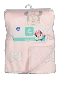 Baby Girls Minnie Mouse Sherpa Blanket