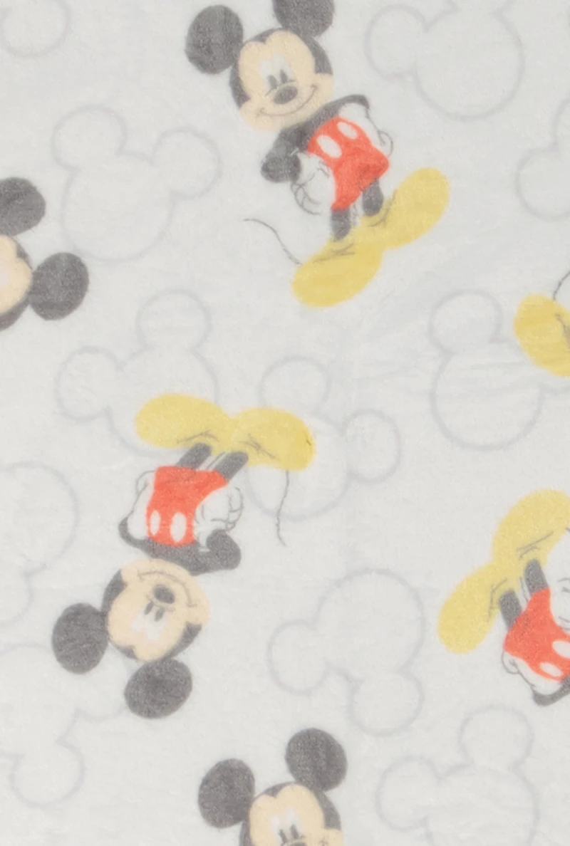 Baby Boys Mickey Mouse Plush Blanket and Teething Lovey