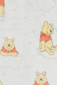 Baby Winnie The Pooh Plush Blanket with Teething Lovey