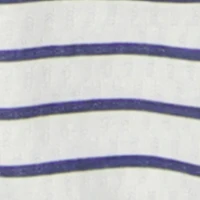 Baby Boys 0-9M Striped Textured Knit Romper