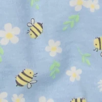 Baby Girls 0-9M Sweet As Can Bee Bodysuit and Shorts Set