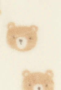 Baby Girls 0-9M Teddy Bear Graphic Print Footed Jumpsuit