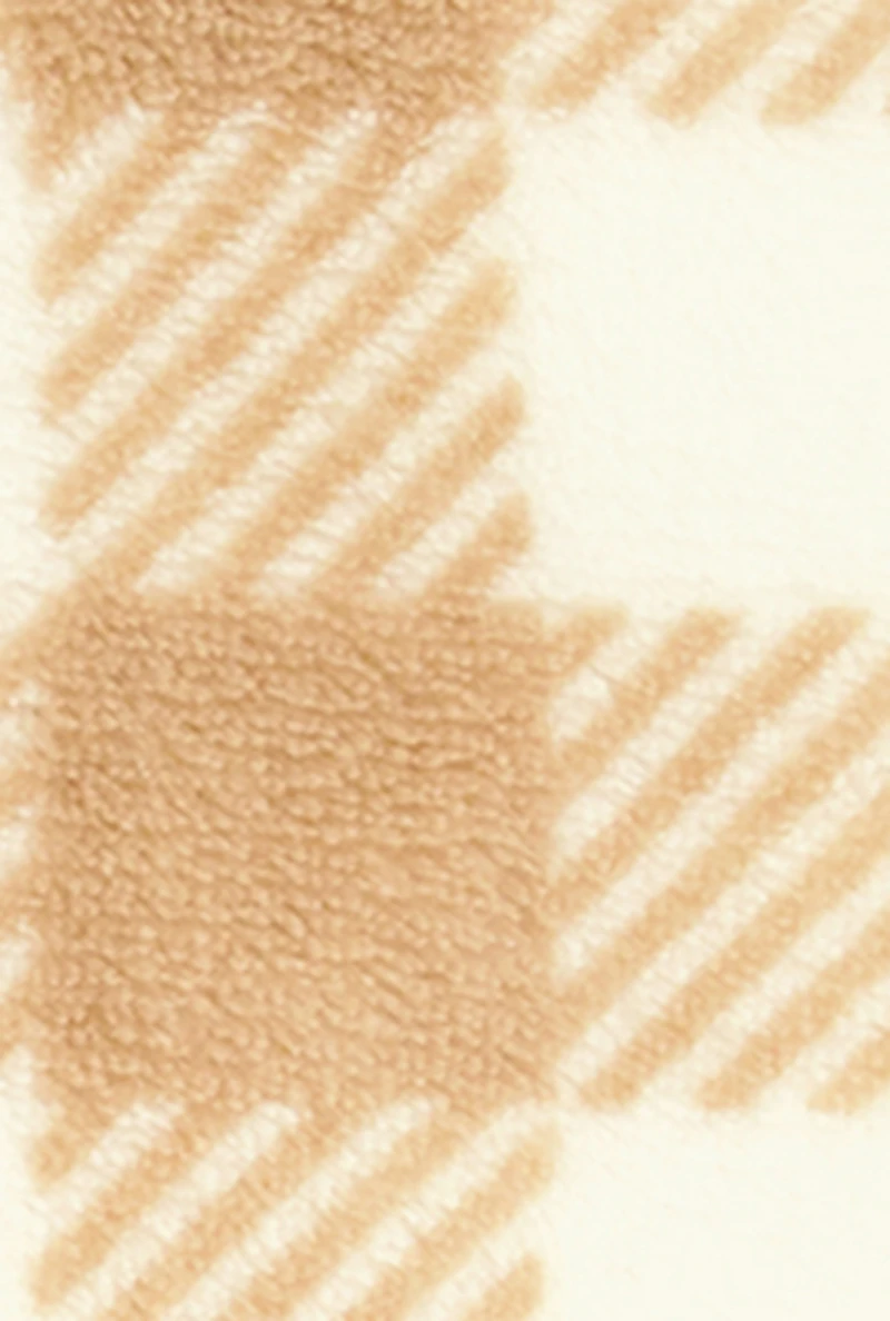 Baby Girls 0-9M Bear Graphic Plaid Print Footed Jumpsuit