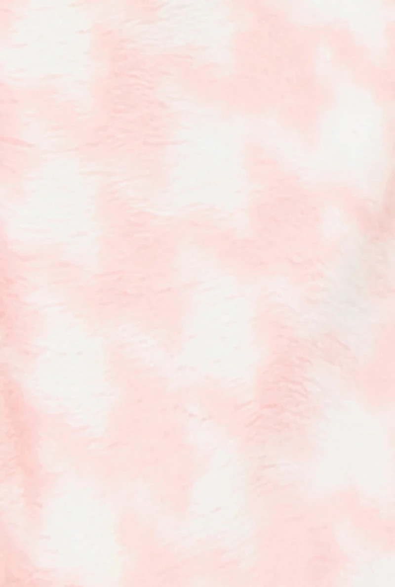 Baby Girls 0-9M Plush Zip Front Bear Graphic Hooded Jumpsuit