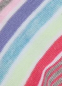 Girls Contrast Striped Socks 10 Pack