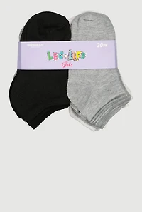 Toddler Girls Basic Socks 20 Pack, Multi