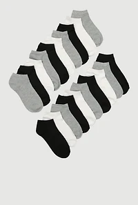 Girls Basic Socks 20 Pack, Multi