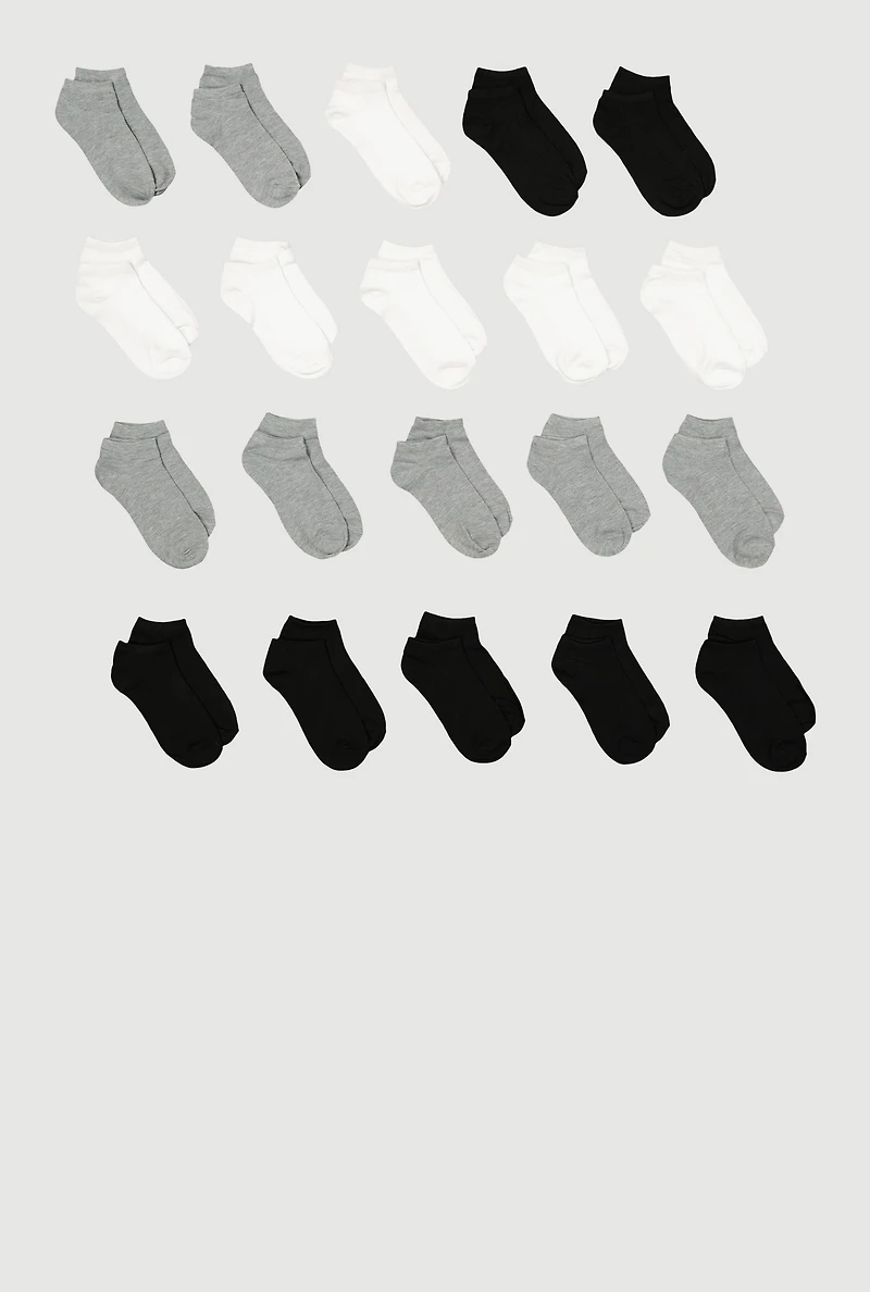 Girls Basic Socks 20 Pack