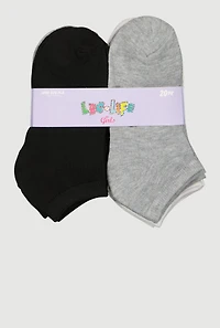 Girls Basic Socks 20 Pack, Multi
