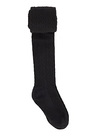 Girls Cable Knit Tights