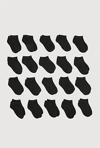 Boys Low Cut Socks Size 20 Pack Size 4-10