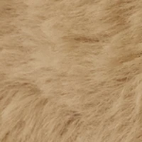 Girls Faux Fur Dog Slippers