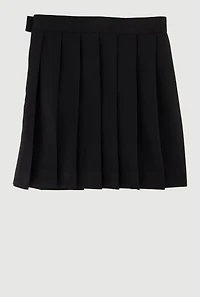 French Toast Girls 4-6x Midi Pleated Skirt, Black, Size 6
