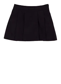 French Toast Girls 4-6x Bow Detail Pull On Pleated Skort, Blue, Size 6X