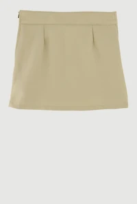 French Toast Girls 4-6x Pleated Scooter Skirt, Khaki, Size 6
