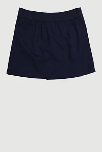 Girls 4-6x Pleated Scooter Uniform Skort, Blue, Size 6
