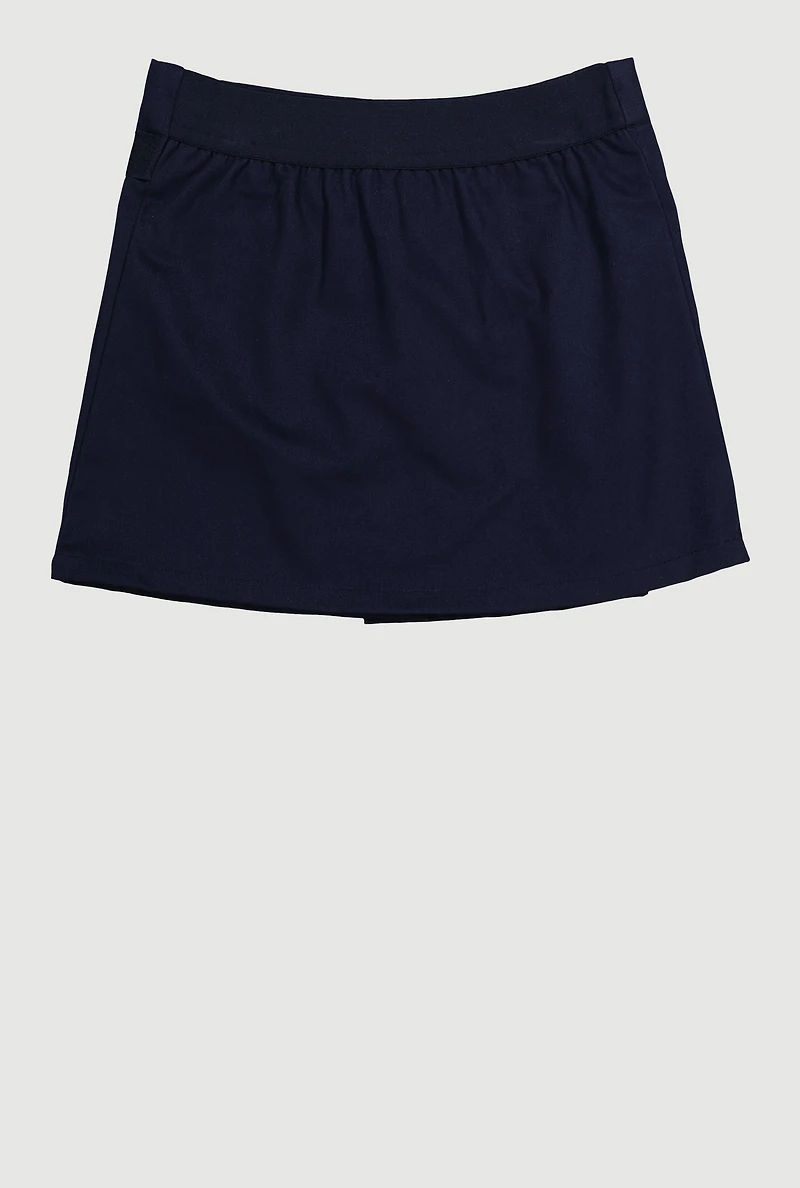Girls 4-6x Pleated Scooter Uniform Skort