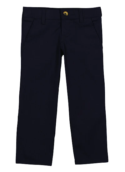 French Toast Girls 4-6x Solid Straight Leg Pants, Blue, Size 6