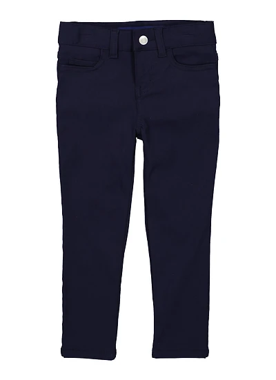 French Toast Girls 4-6x Skinny Fit Pants, Blue, Size 4