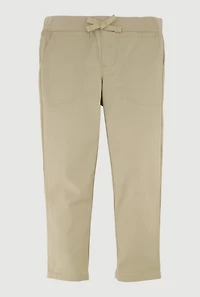 French Toast Girls 4-6x Slim Straight Leg Khaki Pants, Khaki, Size 4