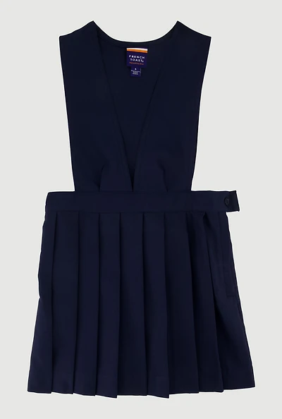 French Toast Girls 4-6x Pleated Sleeveless V-Neck Jumper