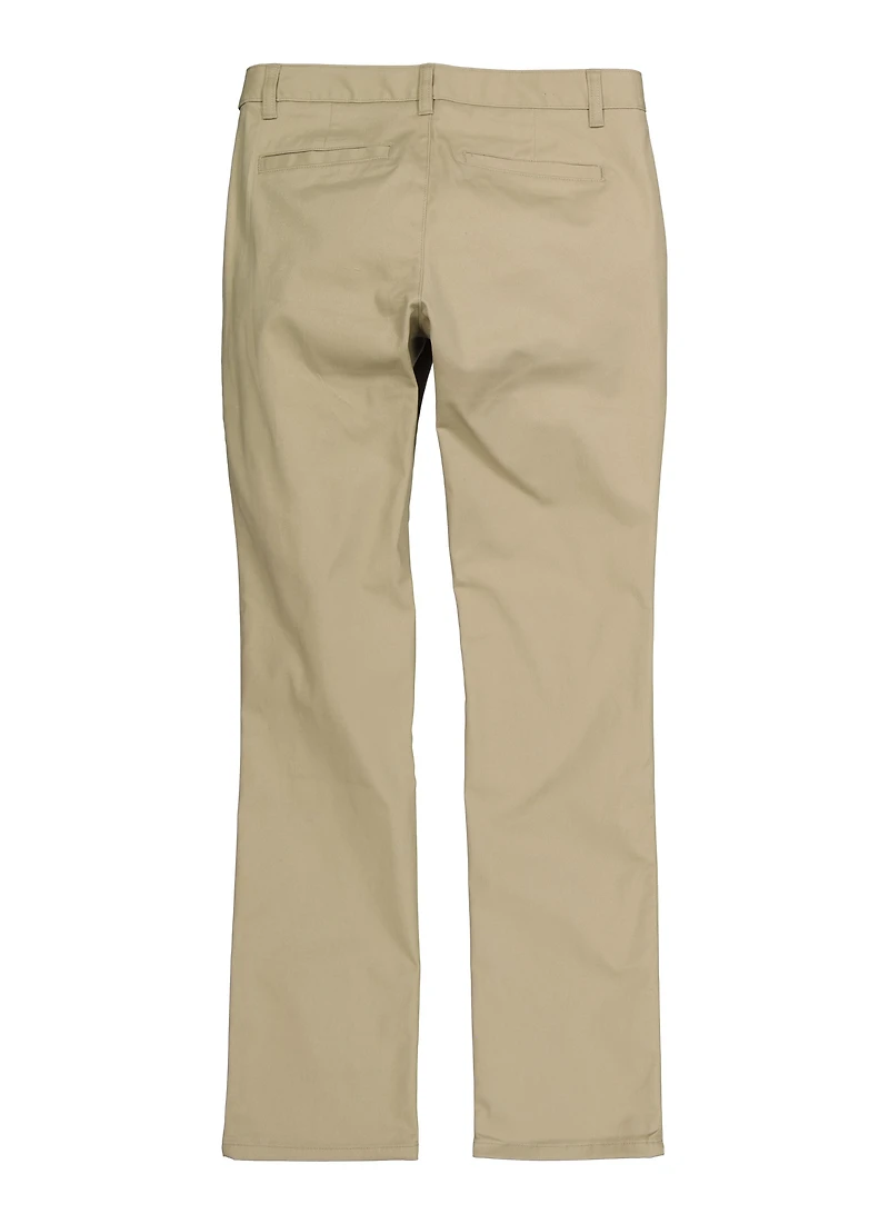 French Toast Junior Straight Leg Chinos, Khaki,