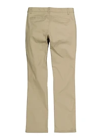 French Toast Junior Straight Leg Chinos, Khaki, Size 6