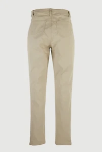 French Toast Junior 5 Pocket Stretch Uniform Pants, Khaki,