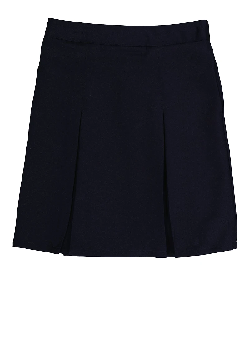 French Toast Girls 7-14 Pleated Skirt, Blue, Size 7