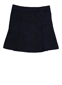 French Toast Girls 7-14 Rhinestone Detail Pleated Skort, Blue,