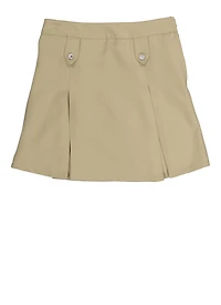 French Toast Girls 7-14 Rhinestone Detail Scooter Skirt, Khaki, Size 8