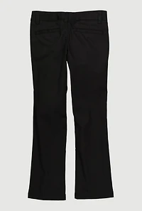 French Toast Girls 7-14 Adjustable Waist Uniform Pants, Black,