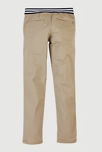 French Toast Girls 7-14 Mid Rise Straight Leg Dress Pants, Khaki,