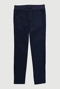 French Toast Girls 7-14 Stretch Straight Leg Pants, Blue, Size 8