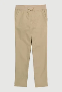French Toast Girls 7-14 Stretch Straight Leg Khaki Pants, Khaki, Size 10