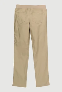 French Toast Girls 7-14 Stretch Straight Leg Khaki Pants, Khaki, Size 10
