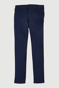 French Toast Girls 7-14 Skinny Uniform Dress Pants, Blue, Size 8