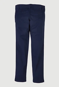 French Toast Girls 7-14 Skinny Uniform Dress Pants, Blue, Size 8
