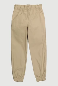 French Toast Girls 7-14 Khaki Joggers, Khaki,