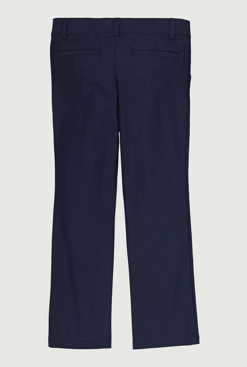 French Toast Girls 7-14 Stretchy Straight Leg Pants