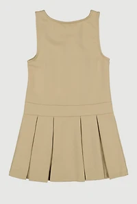 French Toast Girls 7-14 Heart Zip Front Jumper