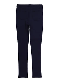French Toast Girls 16-20 Stretch Skinny Pants, Blue, Size 18