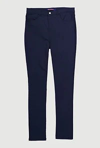 French Toast Girls 16-20 Skinny Chino Pants, Blue, Size 18