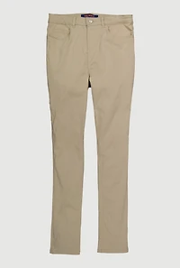 French Toast Girls 16-20 Skinny Leg Khaki Pants, Khaki, Size 18