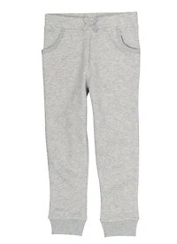 French Toast Girls 4-6x Marled Elastic Waist Pull On Joggers, Grey, Size 6-6X