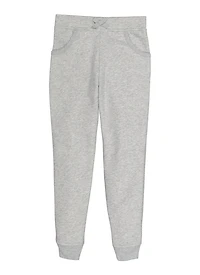 French Toast Girls 7-16 Marled Joggers, Grey, Size 7-8