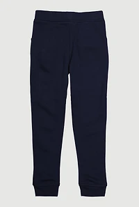Girls 7-16 Drawstring Detail Sweatpants, Blue, Size 14-16
