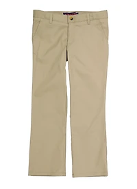 French Toast Girls 10.5-20.5 Straight Leg Pants, Khaki, Size 14.5