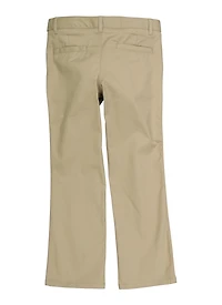 French Toast Girls 10.5-20.5 Straight Leg Pants, Khaki, Size 14.5